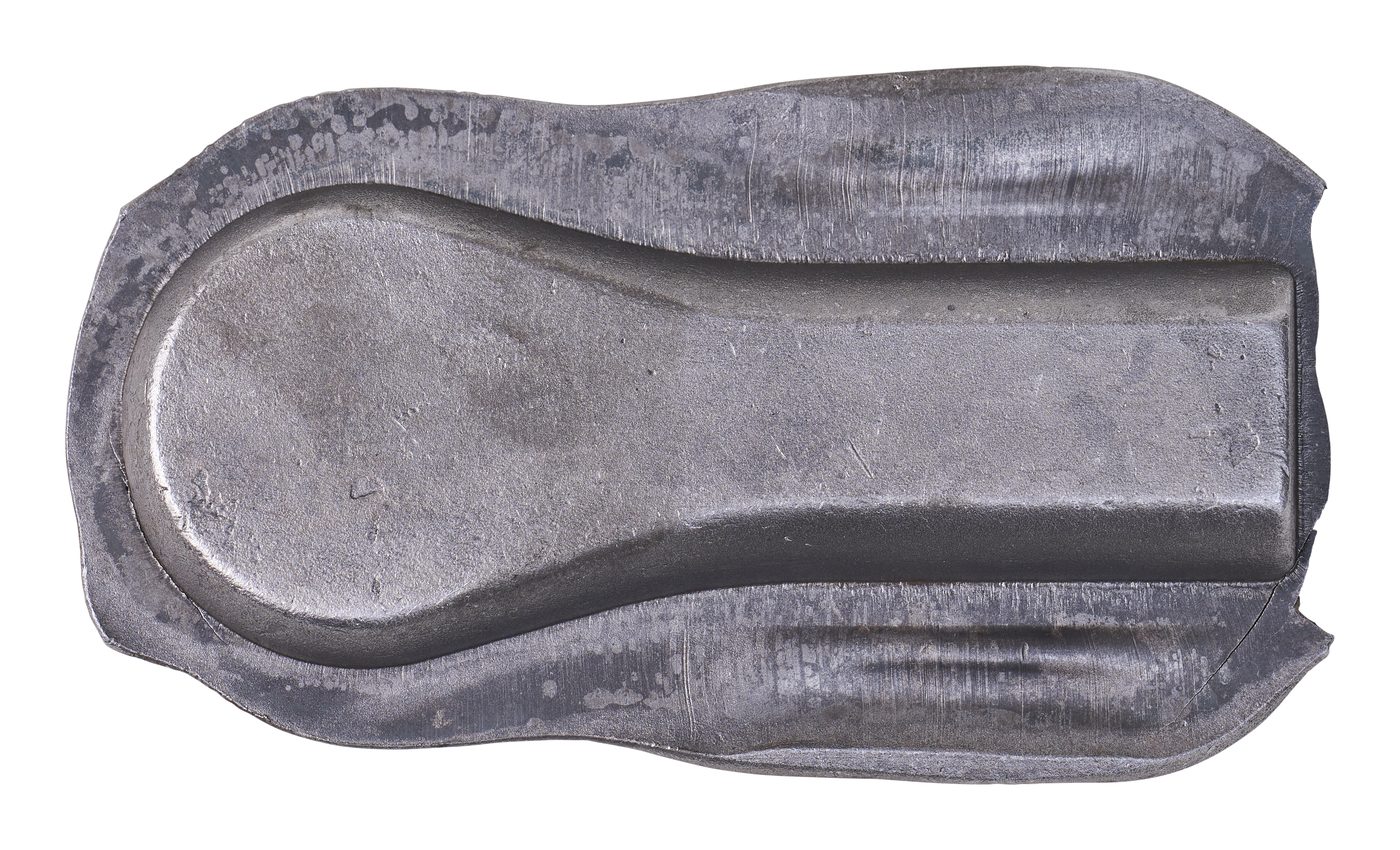 Pieza forjada con vástago